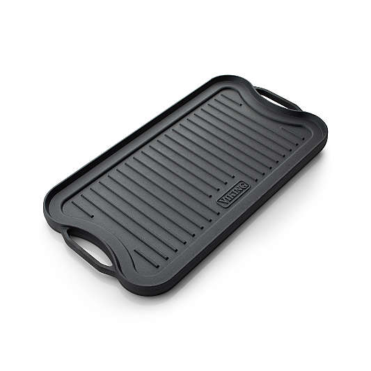 Viking Cast Iron 20" Reversible Grill/Griddle Pan Pre-Seasoned