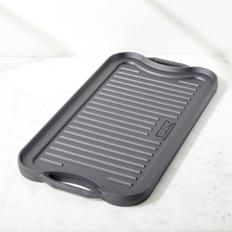 Viking Culinary Cast Iron Reversable Pre-seasoned Griddle, 20 inch, Oven  Safe, Handwash Only