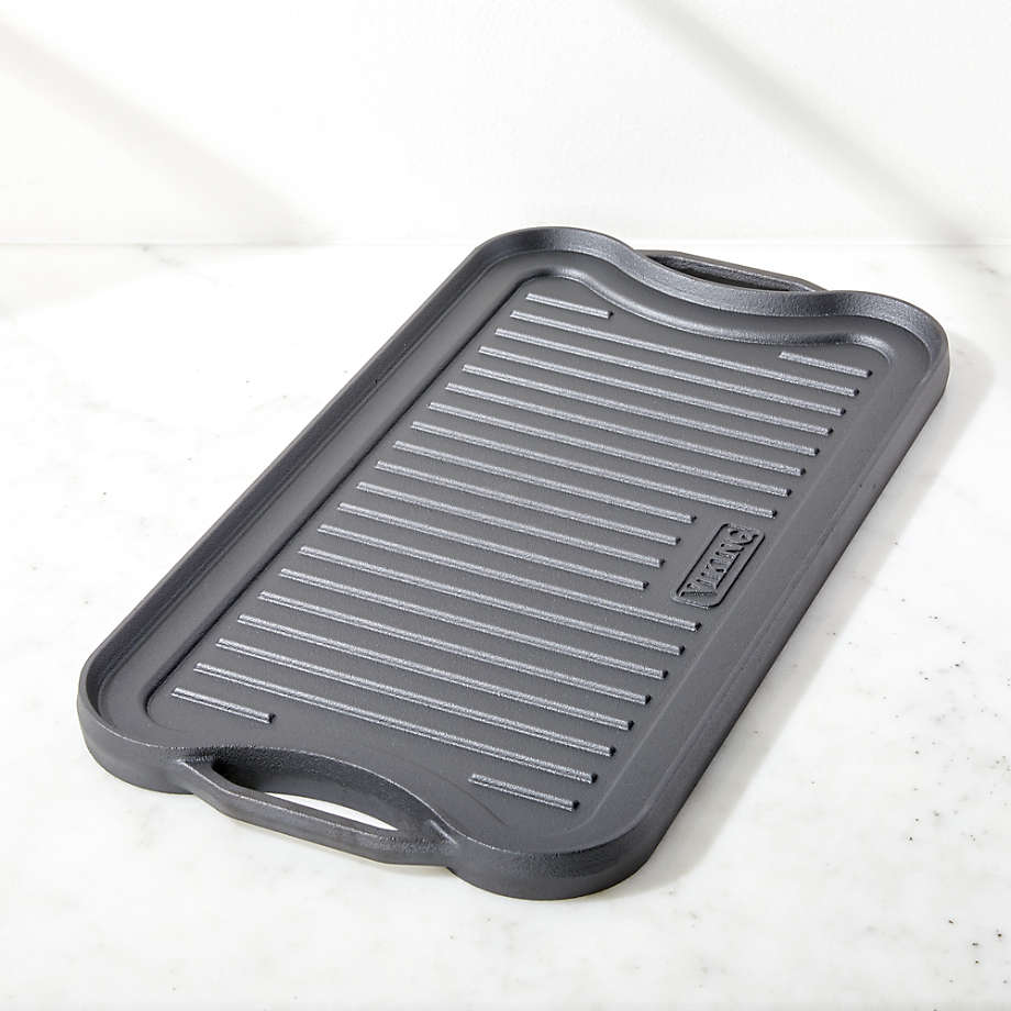 Viking Cast Iron 20" Reversible Grill/Griddle Pan PreSeasoned