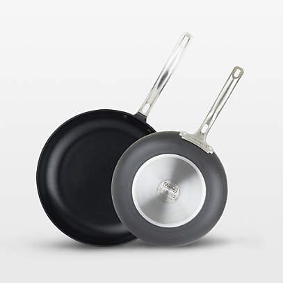 All-Clad HA1 Hard-Anodized Non-Stick 12 Fry Pan with Lid + Reviews | Crate  & Barrel
