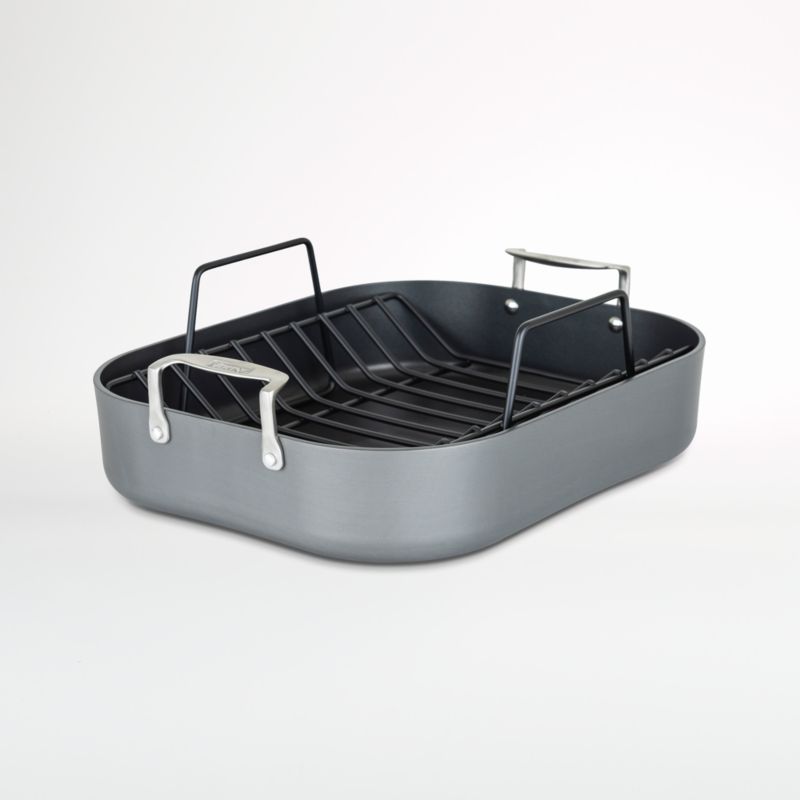 16-Inch x 12-Inch Nonstick Roaster with Reversible Rack