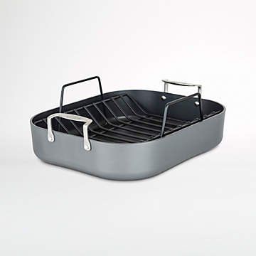 Chef's Classic™ Stainless 16 Roasting Pan with Rack 