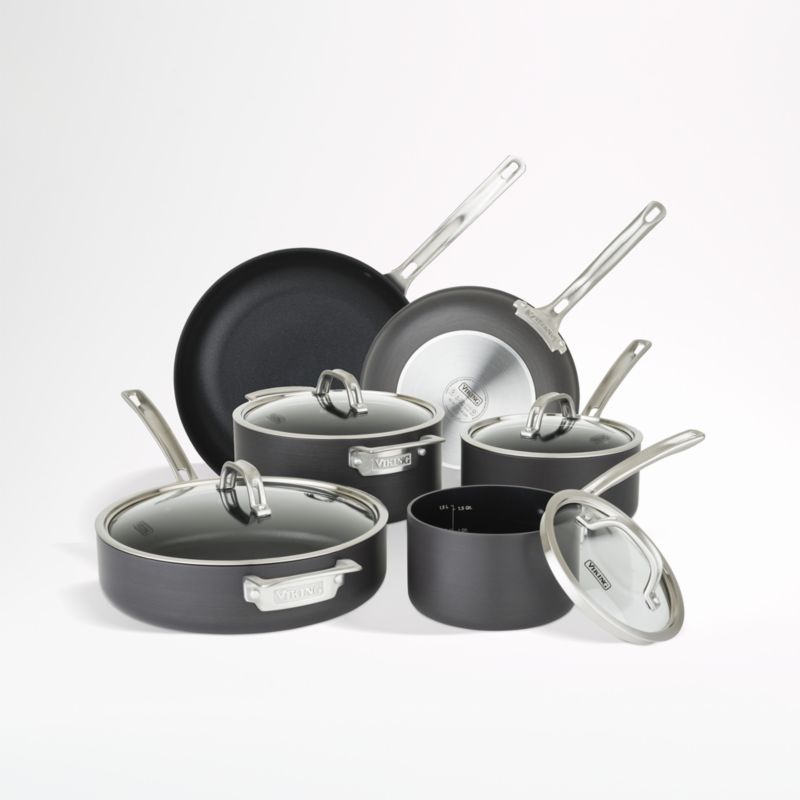 Viking Hard-Anodized Non-Stick 10-Piece Cookware Set - image 0 of 7