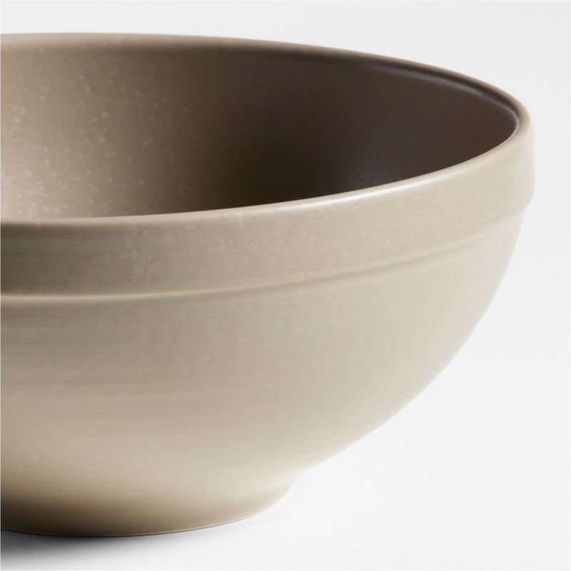 Villa Espresso Brown Stoneware Meal Bowl with Matte Glaze - image 2 of 3