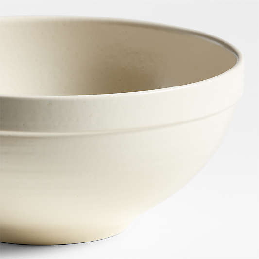 Villa Natural Stoneware Meal Bowl with Matte Glaze