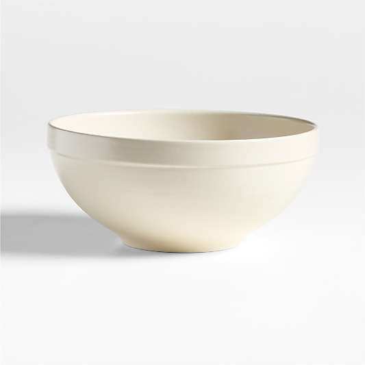 Villa Natural Stoneware Meal Bowl with Matte Glaze