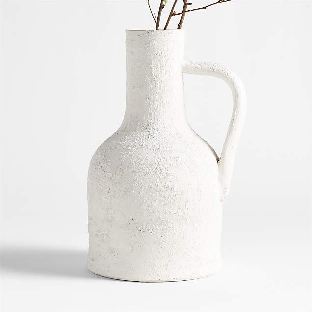 White Grid Vase main image 1