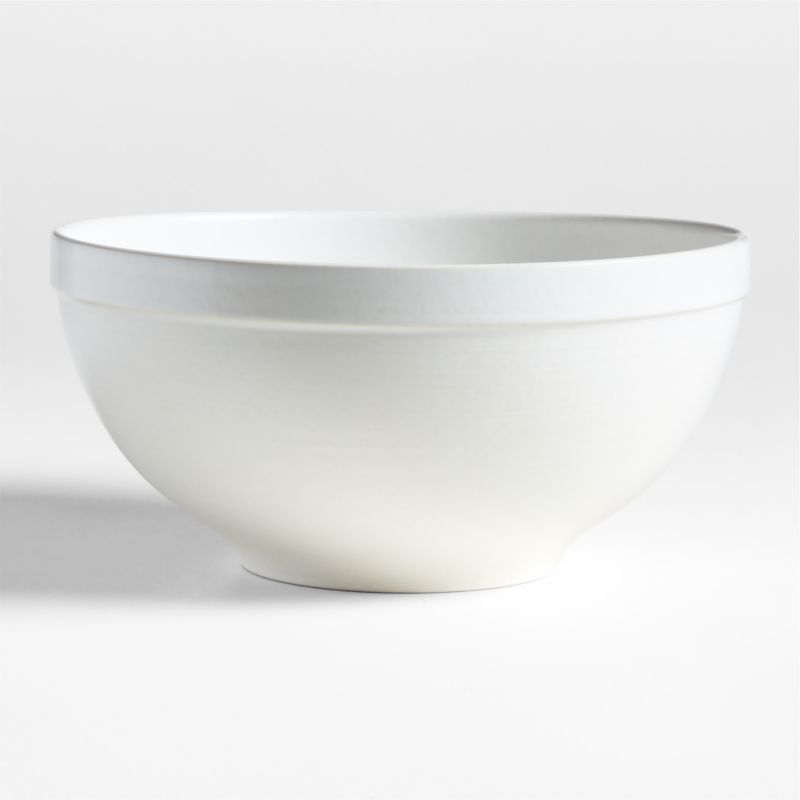 Villa White 10" Stoneware Serving Bowl - image 0 of 4