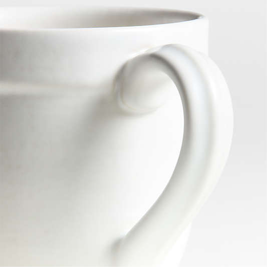 Villa White Stoneware 13-Oz. Mug