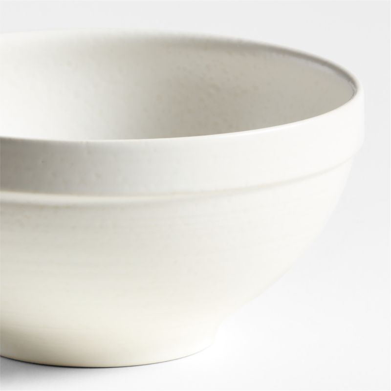 Villa White Stoneware Cereal Bowls, Set of 8 - image 4 of 5