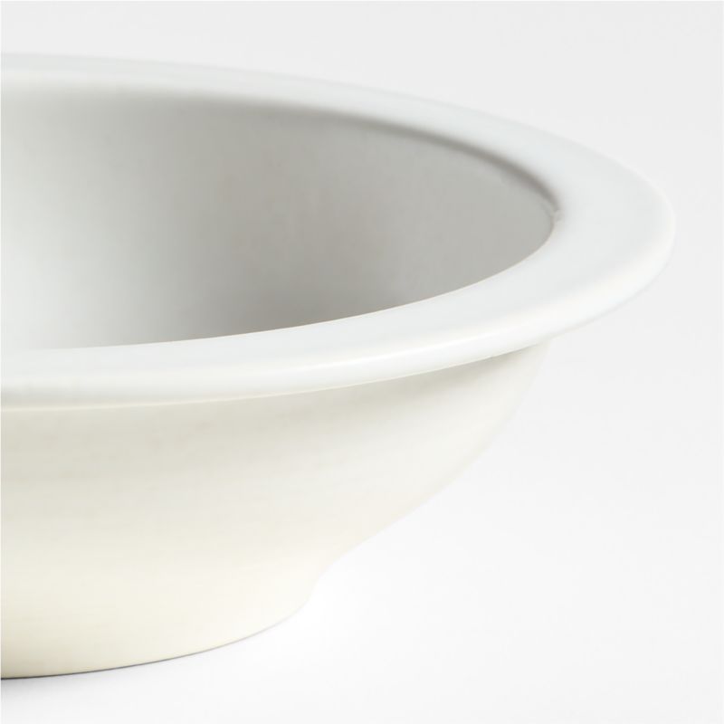 Villa White Stoneware Low Bowl - image 3 of 4