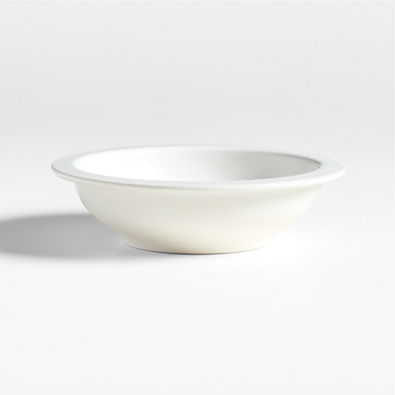 View Villa White Stoneware Low Bowl details