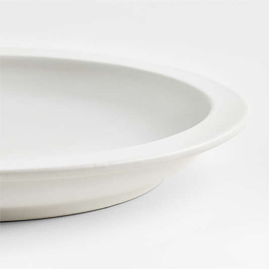 Villa White Oval Stoneware Platter