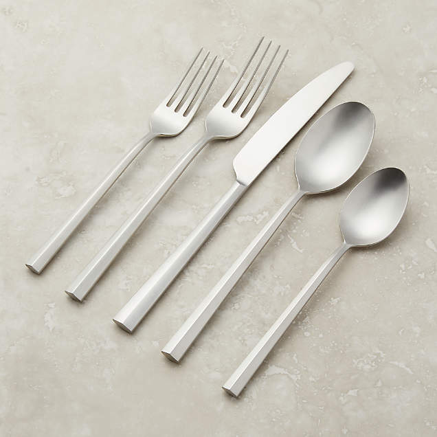 Uptown 5Piece Flatware Place Setting + Reviews Crate & Barrel Canada