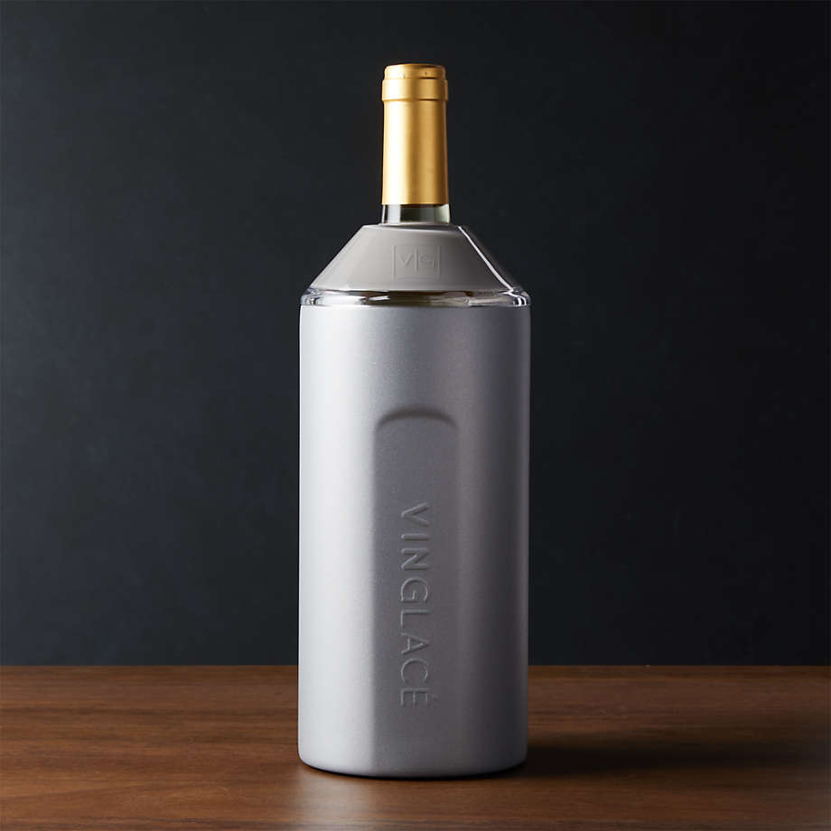 Vinglacé Graphite Wine Insulator + Reviews Crate & Barrel