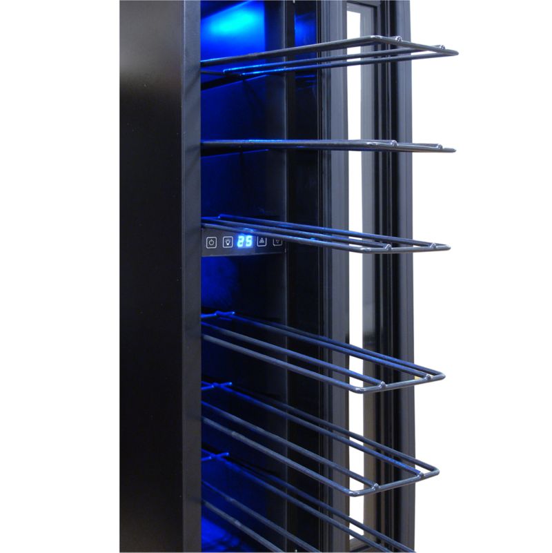 Vinotemp ® 7-Bottle Touch Screen Mirrored Wine Cellar - image 3 of 6