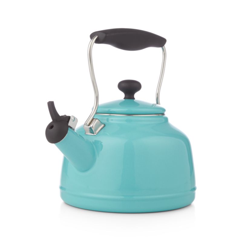 Chantal ® Vintage Aqua Steel Enamel Tea Kettle - image 2 of 4