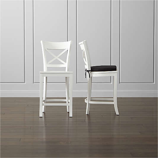 Vintner White Counter Stool