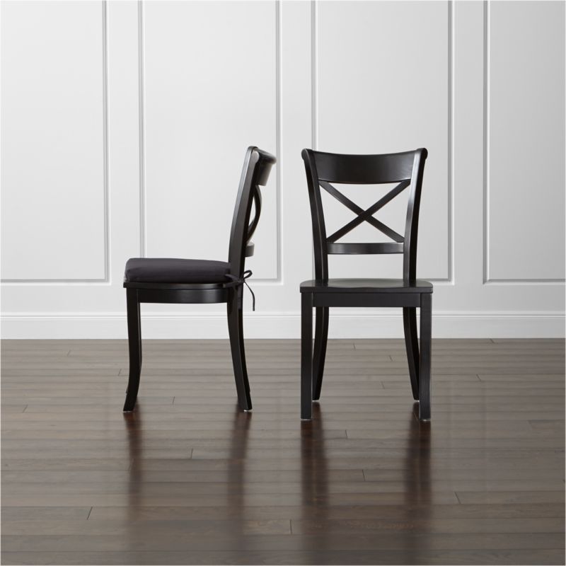 Vintner Black Wood Dining Chair