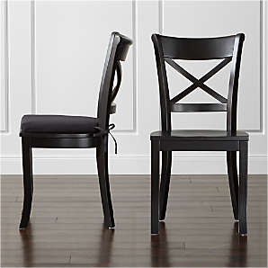 black side chairs dining