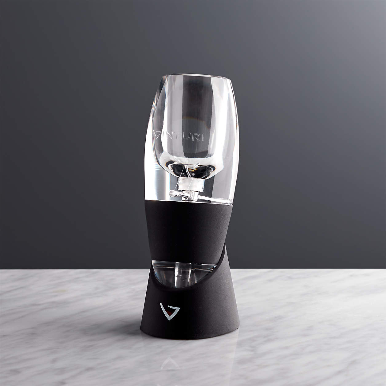 Vinturi Red Wine Aerator + Reviews Crate & Barrel