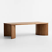 Breckenridge 78"-108" Weathered Rustic Oak Wood Extendable Dining Table