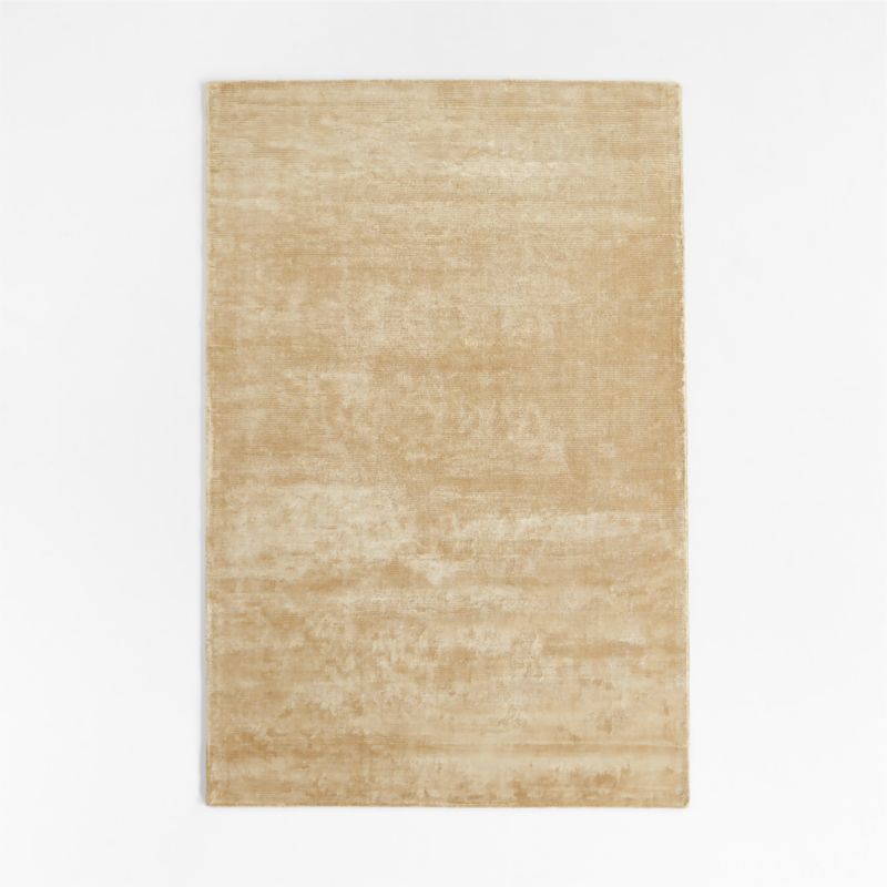 Viscose Double Striped Beige Kids Area Rug 6'x9' - image 0 of 7