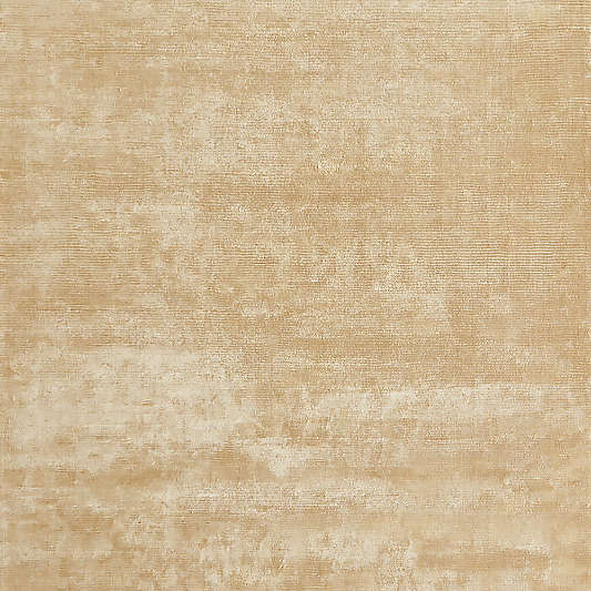 Viscose Double Striped Beige Kids 12"x18" Rug Swatch