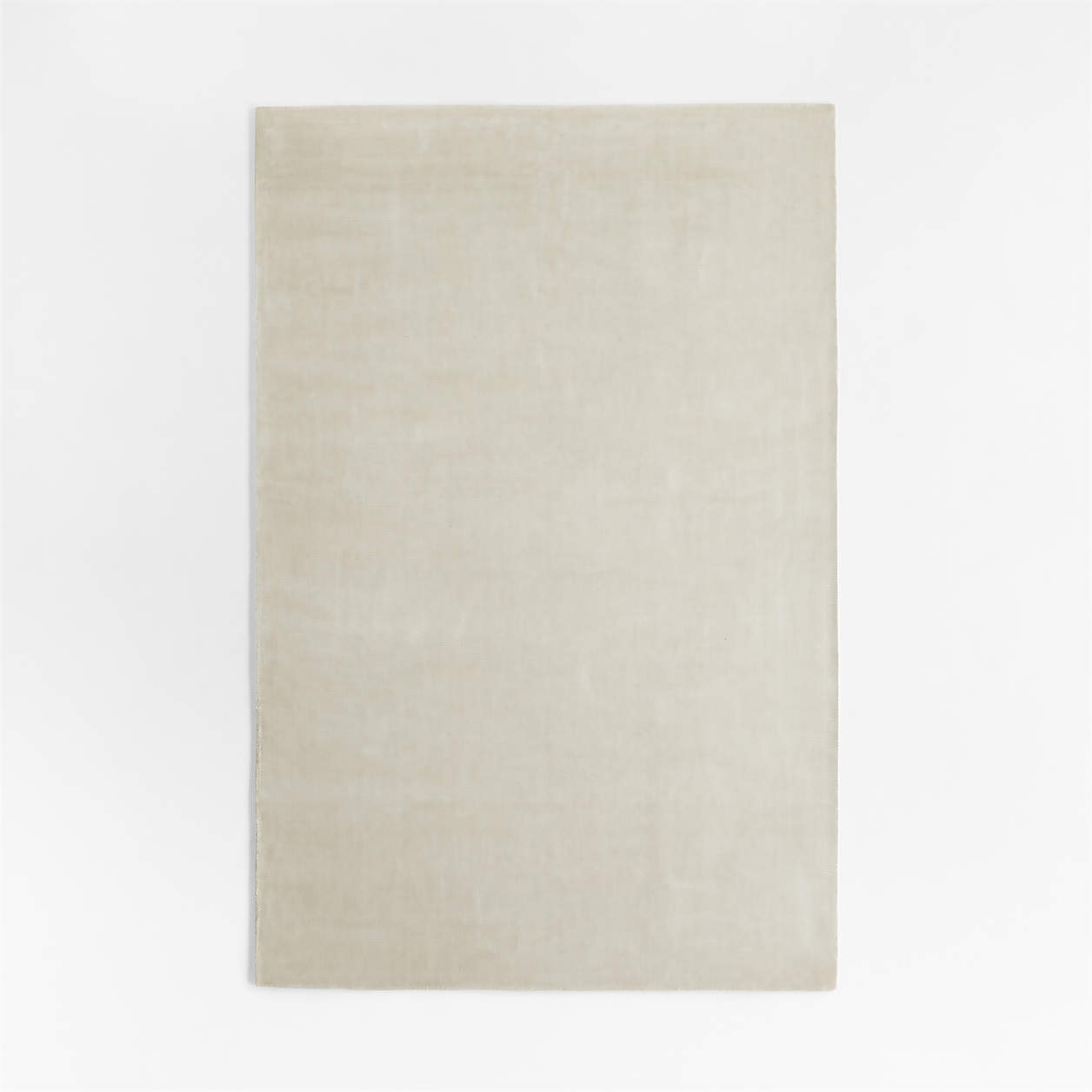 Viscose Double Striped Ivory Kids Area Rug 6x9 Crate & Kids