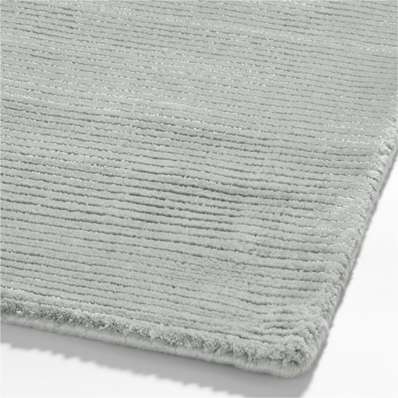 Viscose Double Striped Light Grey Kids Area Rug 5'x8' - image 7 of 8