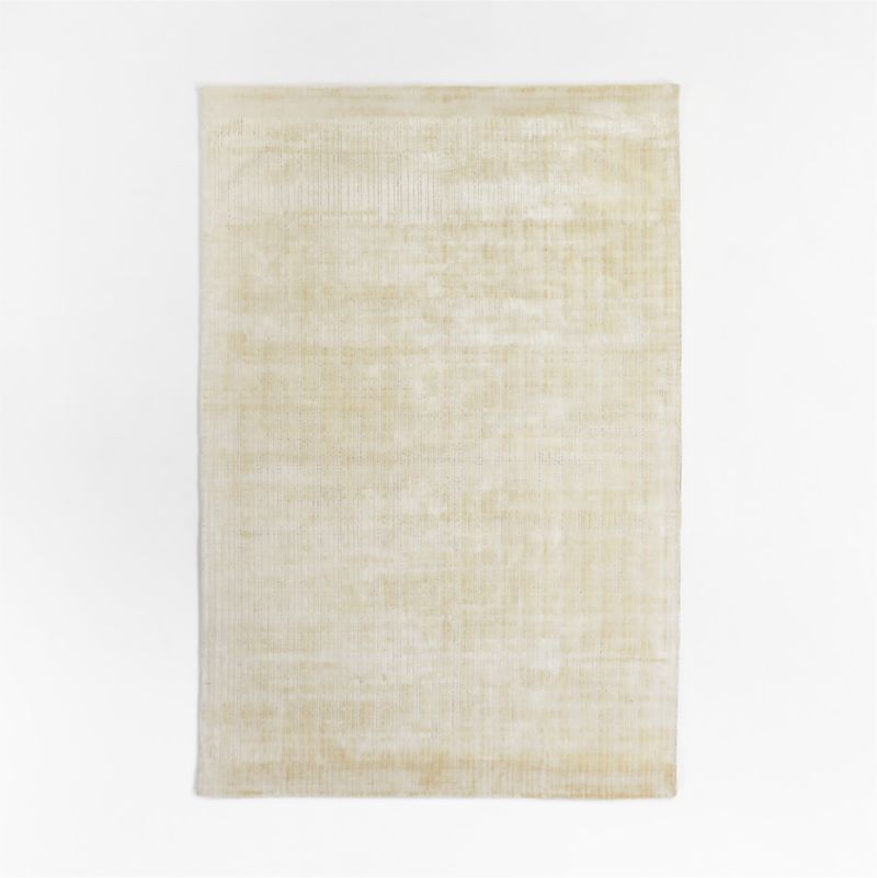 Viscose Grid Beige Kids Area Rug 5x8