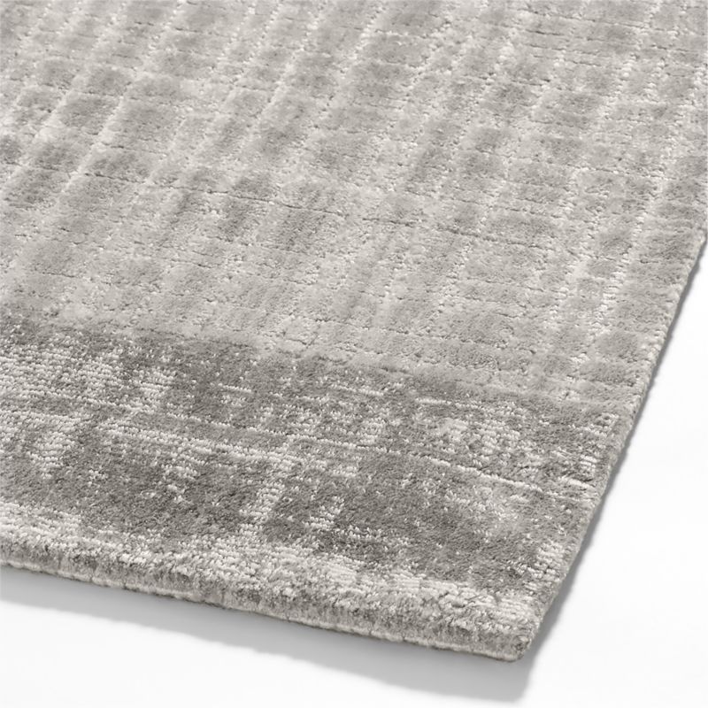 Viscose Grid Light Grey Kids Area Rug 5'x8' - image 7 of 8