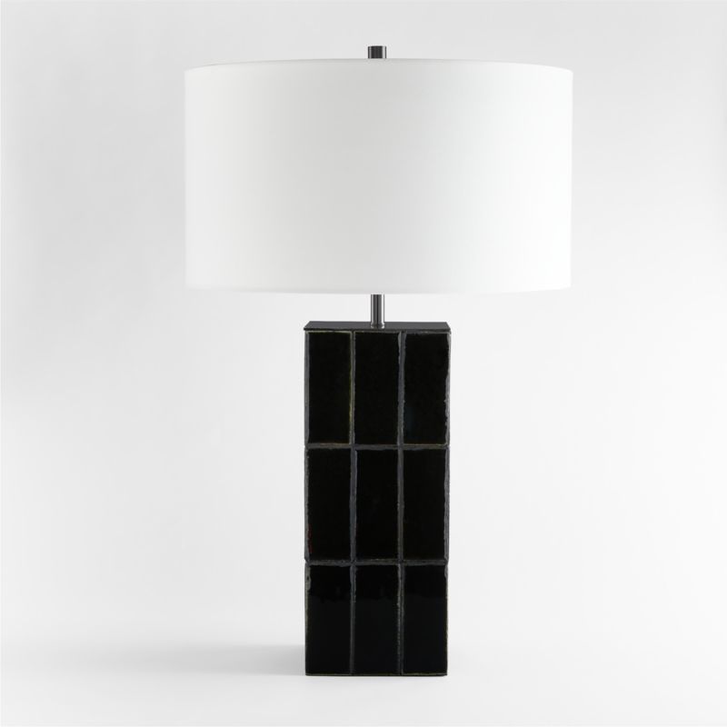 Vista Ceramic Tile Black Table Lamp - image 4 of 7