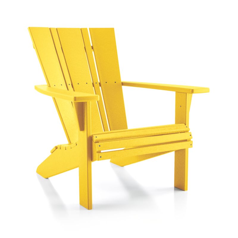 Vista II Lemon Outdoor Adirondack Chair by POLYWOOD® - image 11 of 13