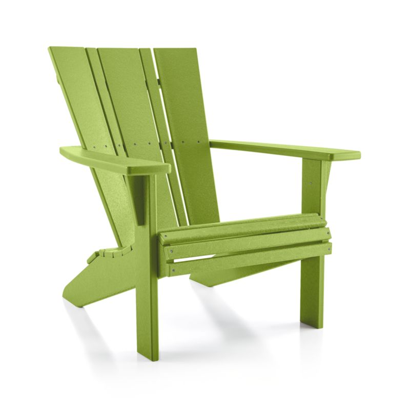 Vista II Lime Outdoor Adirondack Chair by POLYWOOD® - image 11 of 13