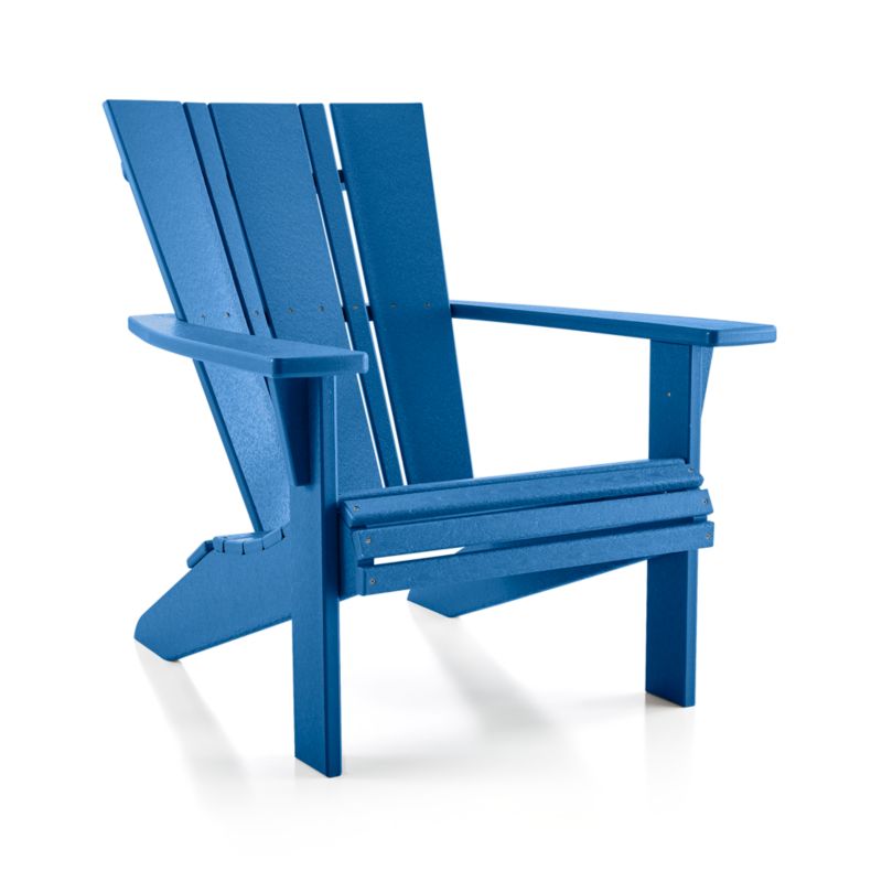 Vista II Pacific Blue Outdoor Adirondack Chair by POLYWOOD® - image 11 of 13