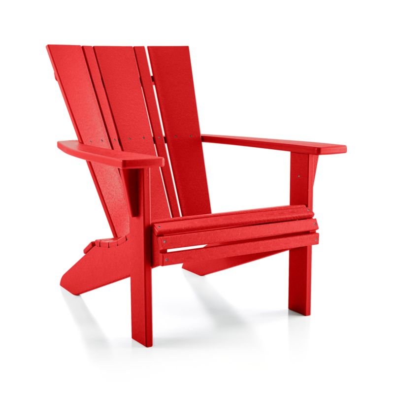 Vista II Sunset Red Outdoor Adirondack Chair by POLYWOOD® - image 11 of 13