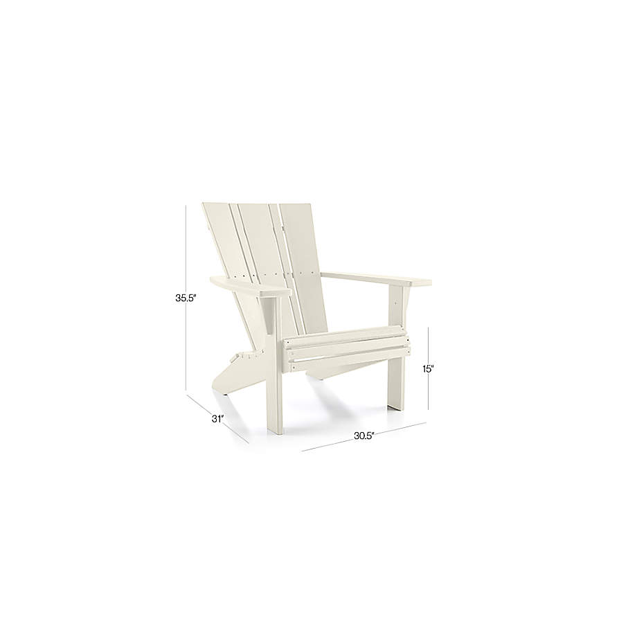 Crate and discount barrel adirondack chair