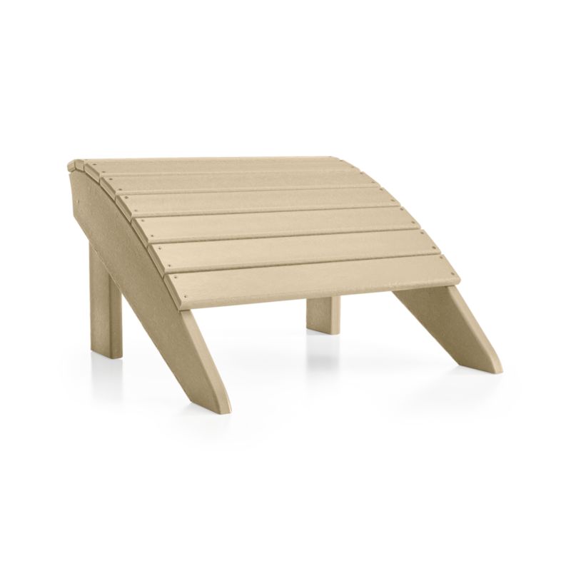 Vista II Sand Outdoor Adirondack Chair Ottoman by POLYWOOD® - image 5 of 6