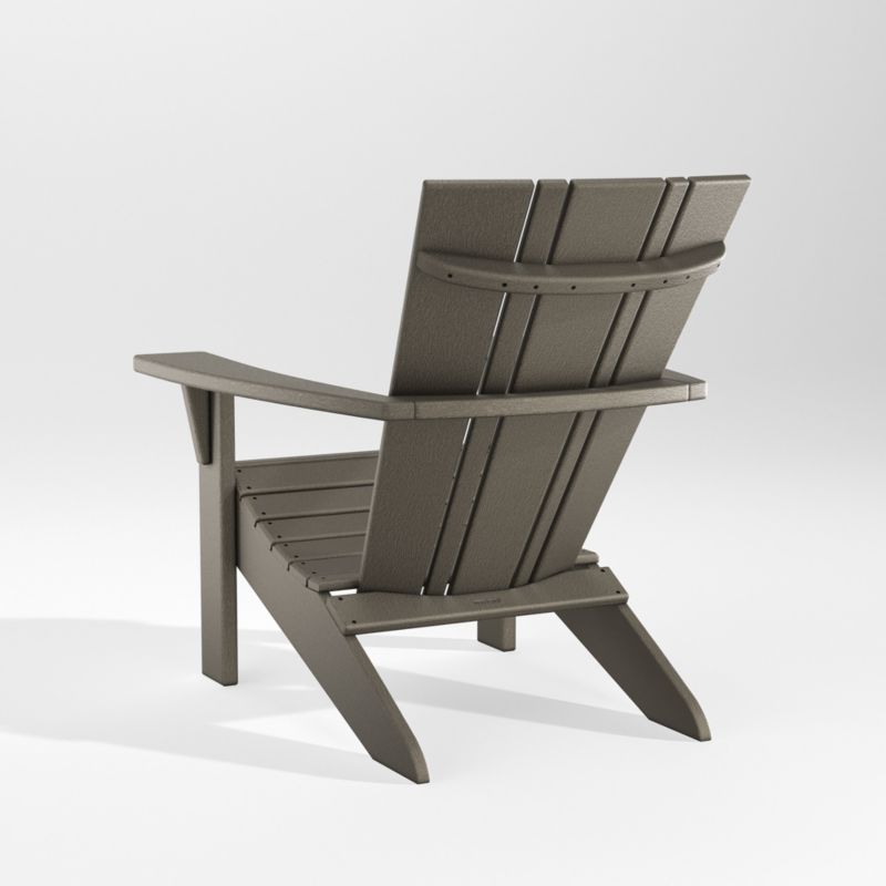 Vista II Slate Grey Outdoor Adirondack Chair by POLYWOOD® - image 8 of 13