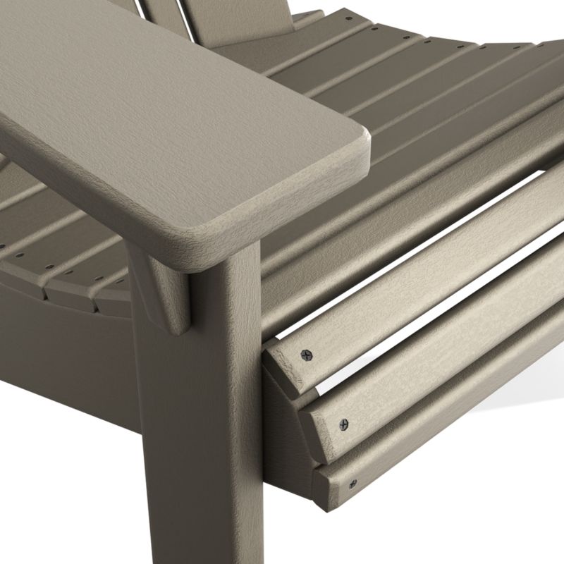 Vista II Slate Grey Outdoor Adirondack Chair by POLYWOOD® - image 11 of 13