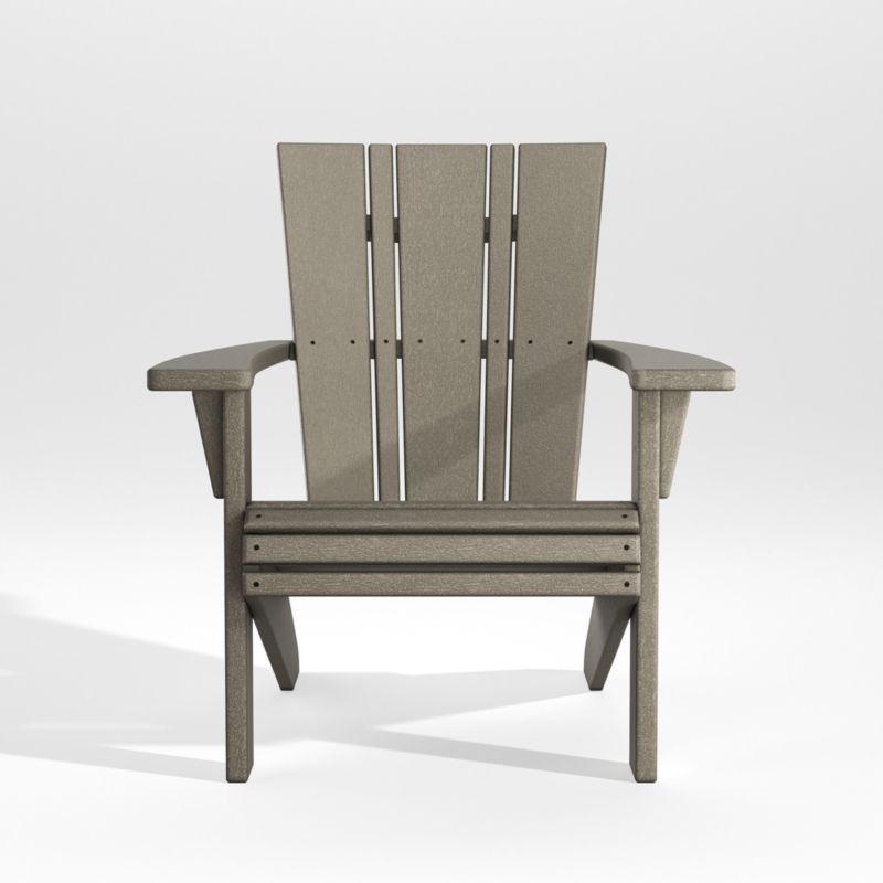Vista II Slate Grey Outdoor Adirondack Chair by POLYWOOD® - image 6 of 13