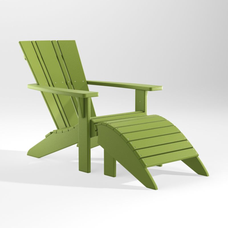 Vista II Lime Outdoor Adirondack Chair by POLYWOOD® - image 8 of 13