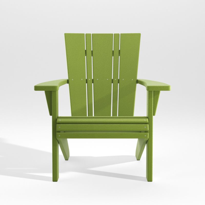 Vista II Lime Outdoor Adirondack Chair by POLYWOOD® - image 5 of 13