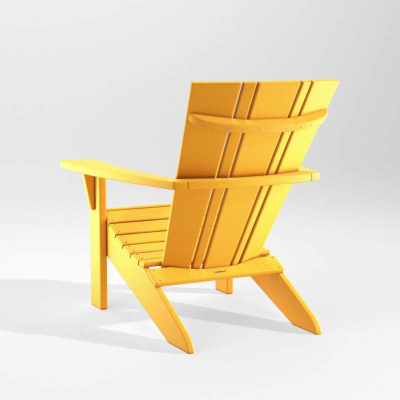 Vista II Lemon Outdoor Adirondack Chair by POLYWOOD® - image 7 of 13