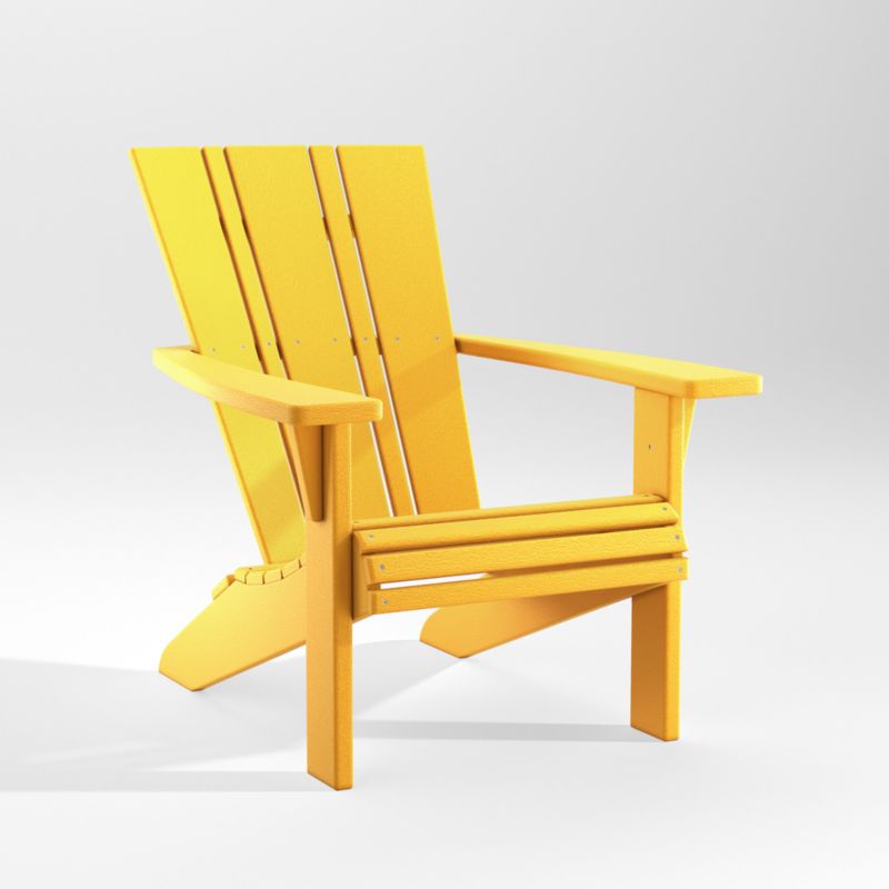 Vista II Lemon Outdoor Adirondack Chair by POLYWOOD® - image 0 of 13