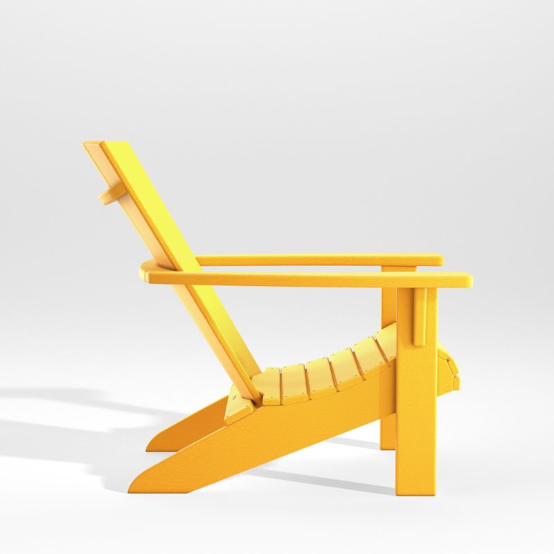 Vista II Lemon Outdoor Adirondack Chair by POLYWOOD® - image 6 of 13