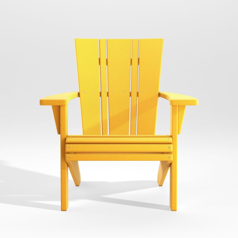 Vista II Lemon Outdoor Adirondack Chair by POLYWOOD® - image 5 of 13