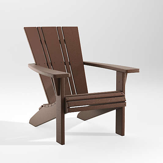 Vista II Mahogany Outdoor Adirondack Chair by POLYWOOD®