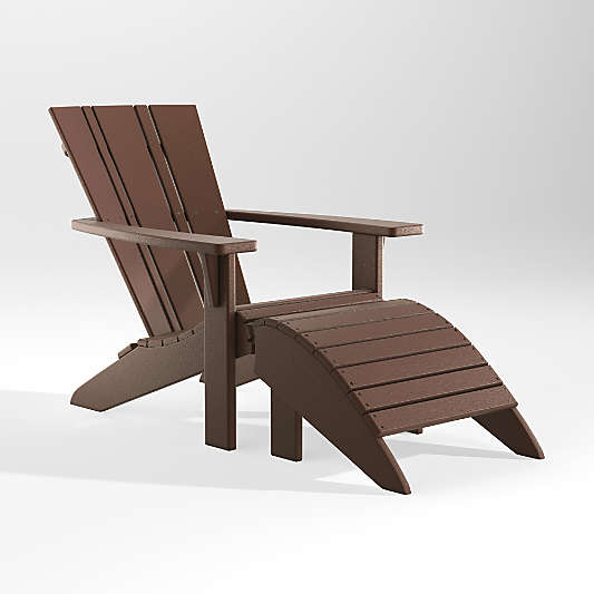 Vista II Mahogany Outdoor Adirondack Chair by POLYWOOD®